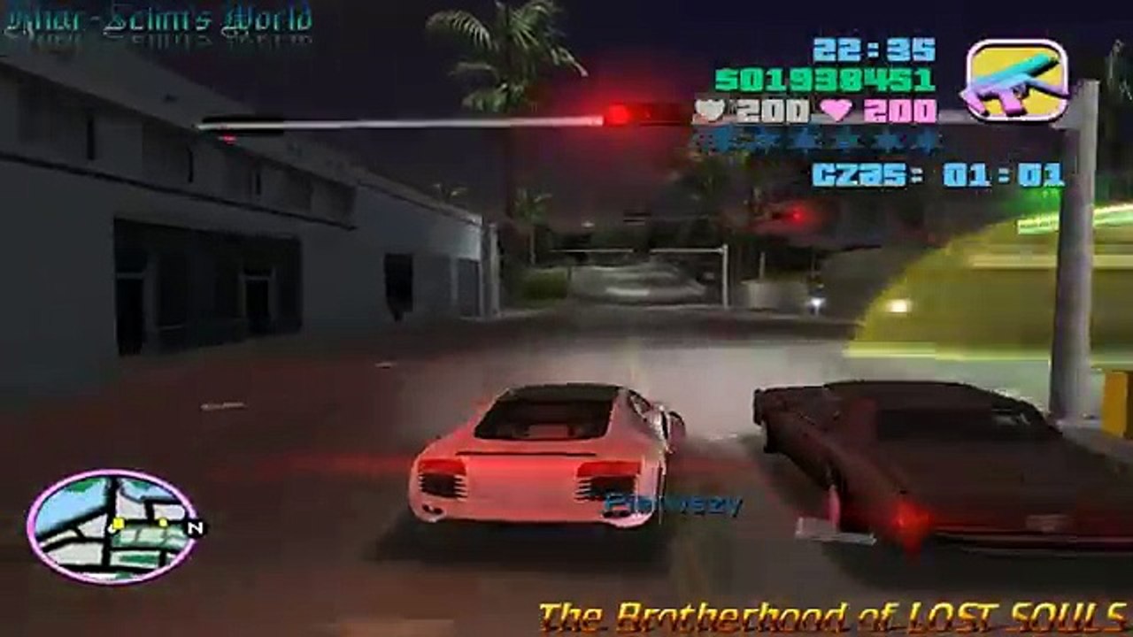 Grand Theft Auto Vice City - Car Mod Test: Audi R8 [HD]