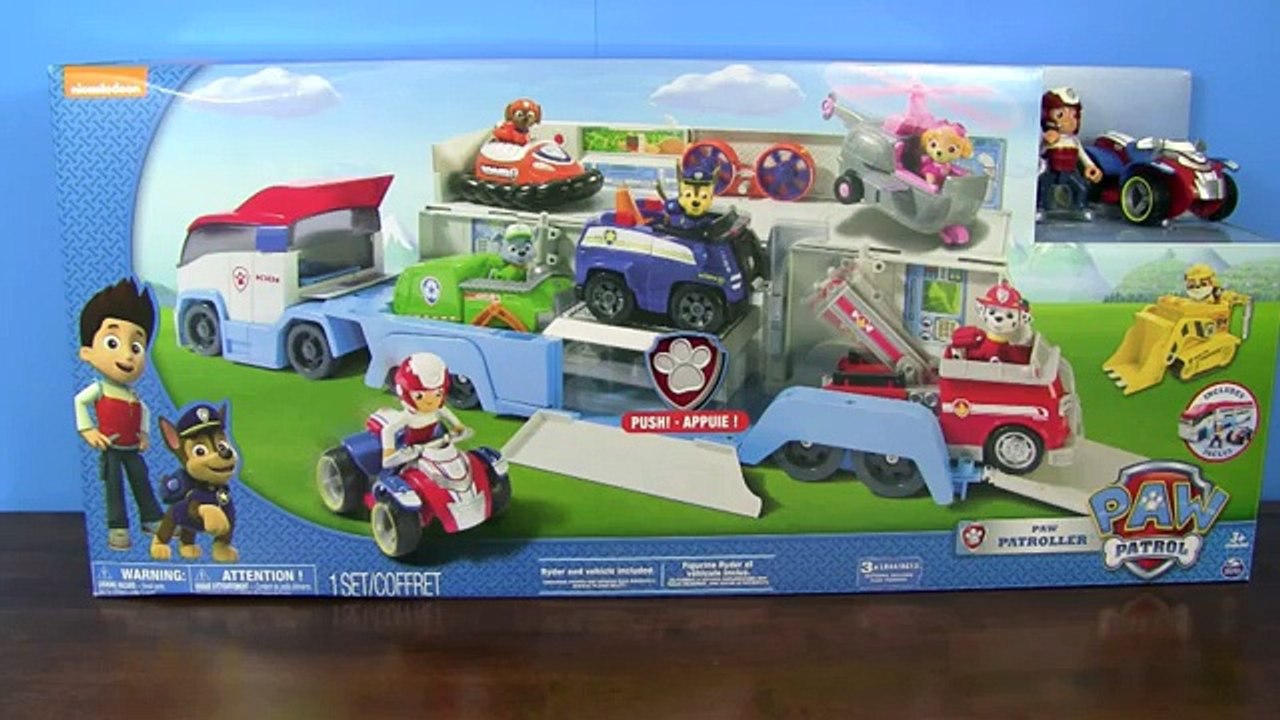 PAW PATROLLER Toy Review Video With Paw Patrol Story Episode Nick Jr