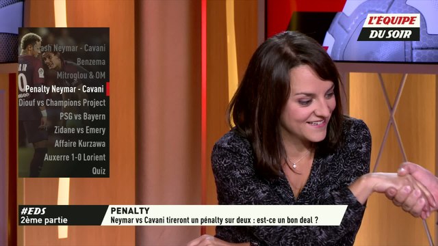 Foot - EDS - la chaîne L'Equipe : Clash Neymar / Cavani. Tirer un penalty sur deux... Le bon deal ?