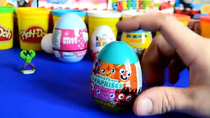 Kinder surprise Easter Eggs Spiderman Hello Kitty Supermario Skylanders Giants Moshi Monsters WOW