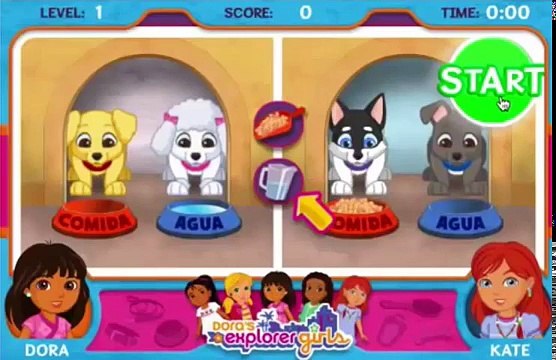 DoraS Explorer Girls: Puppy Adoption Day | Dora Games for girls