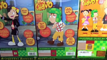 Brinquedo do Chaves Bonecos que falam do Chaves Quico Pópis juguetes el chavo del 8