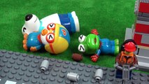 뽀로로 크롱을 찾으러 레고 시티 데몰리션 현장으로 출동 ❤ 뽀로로 장난감 애니 ❤ Pororo Toy Video