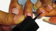 No se necesita mucha técnica uñas decoradas de los pies/easy toe nail art