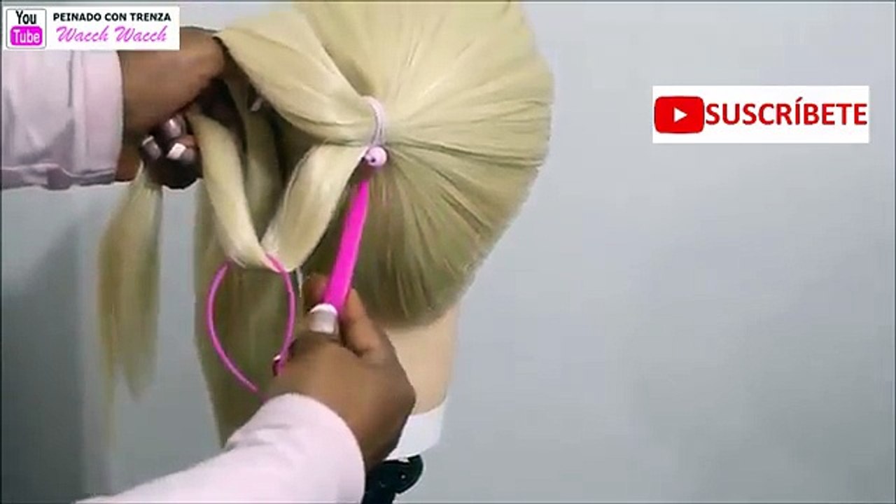 Peinados con Trenzas Corazon para Niñas Faciles y Rapidos - Trenza para cabello largo