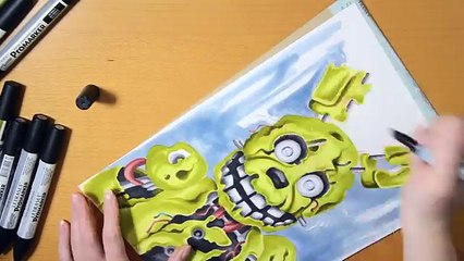 Speed Drawing SPRINGTRAP - FNAF - Five Nights at Freddys 3