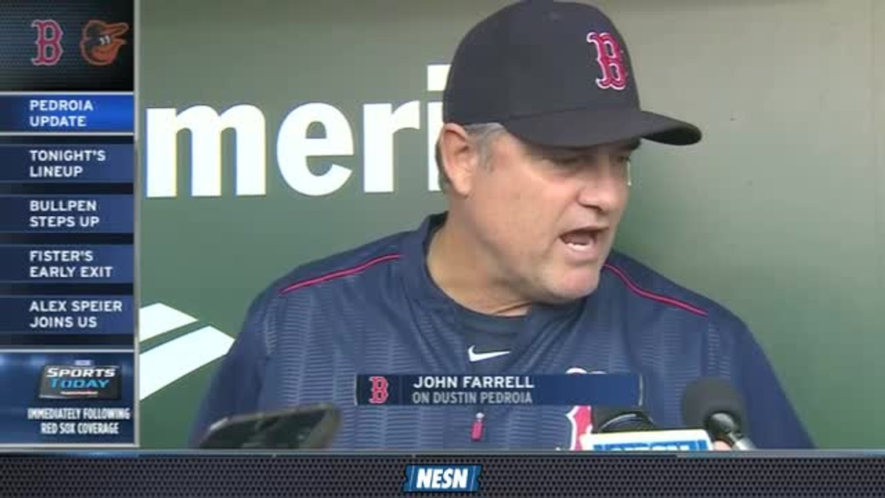 John Farrell Discusses Status Of Dustin Pedroia