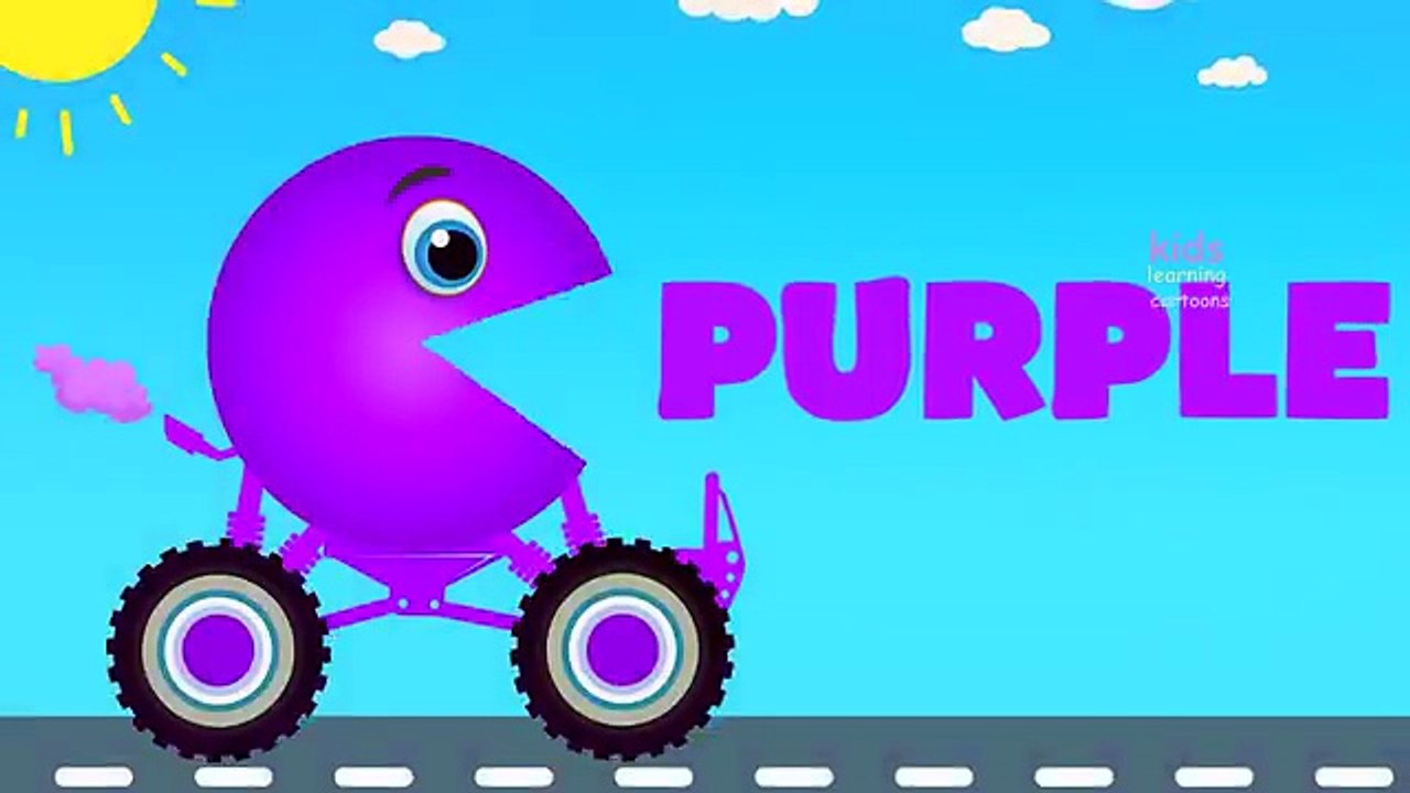 Learn Colors With Pacman For Kids - Colour Balls - Funny Video For Kids ...