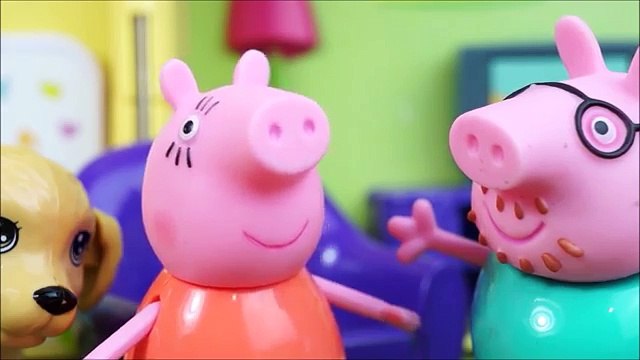 PIG GEORGE DA FAMILIA PEPPA PIG E O NASCIMENTO DO FILHOTE DA BELINHA! COMPLETO EM PORTUGUES KIDSTOYS