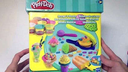 Cônes crème bricolage pâte de la glace jouer sucettes glacées écopes friandises gaufres Doh n sundaes dess