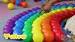 Learn Colors with Baby and Balls, Finger Family Song Nursery Rhymes for Kids Rainbow Balls