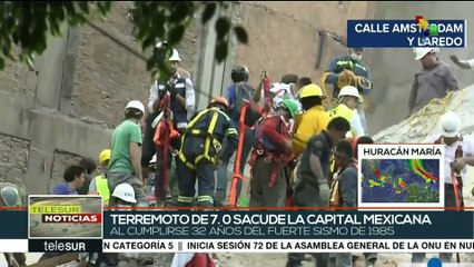 Solidaridad de mexicanos aflora ante drama tras terremoto