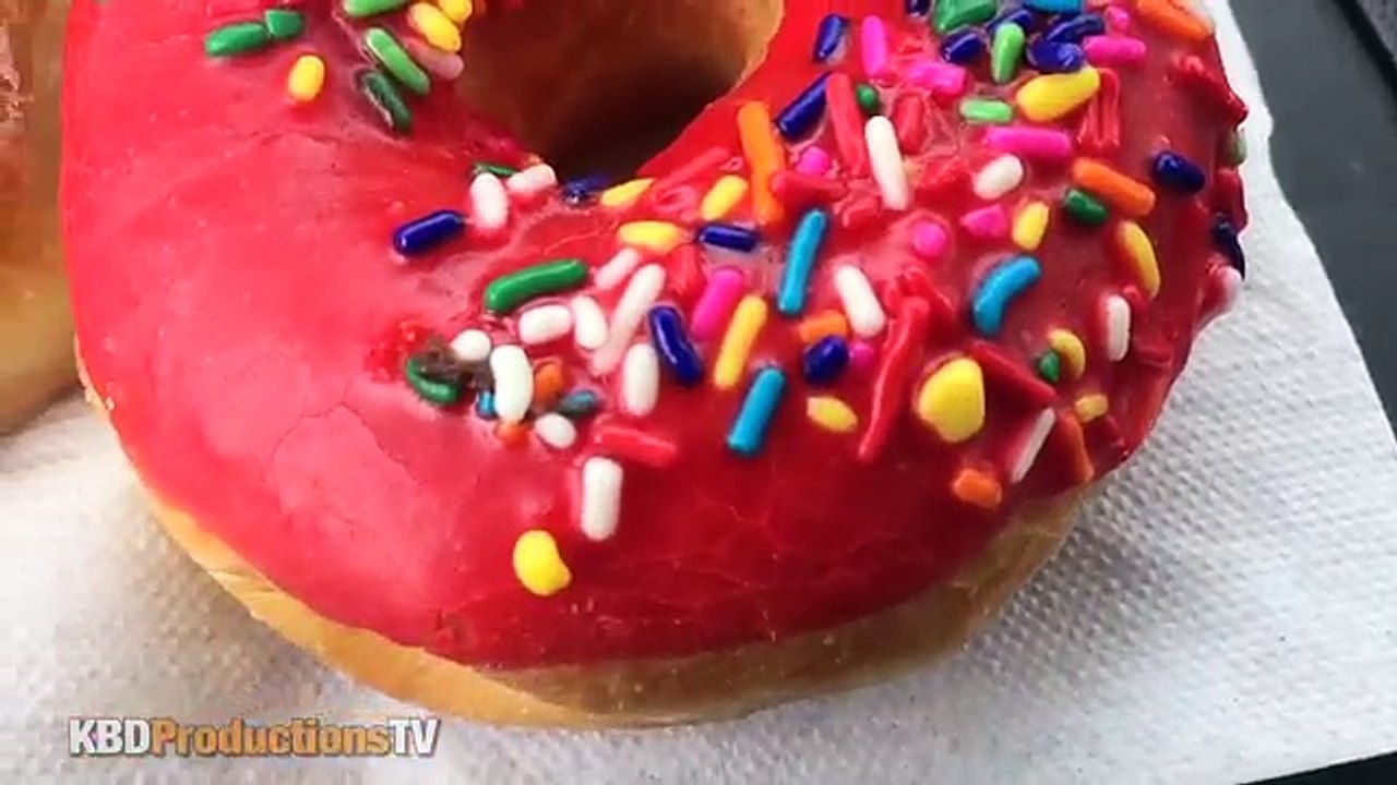 Shipley Do-Nuts in Galveston, Texas - Glazed, Cherry & Apple Fritter