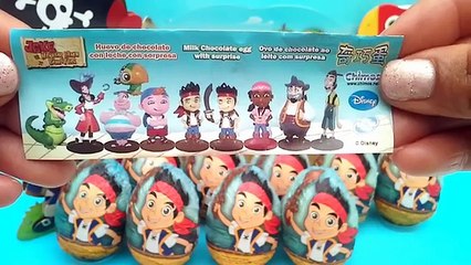 10 Huevos Sorpresa de Jake y los piratas -JuguetesYSorpresas