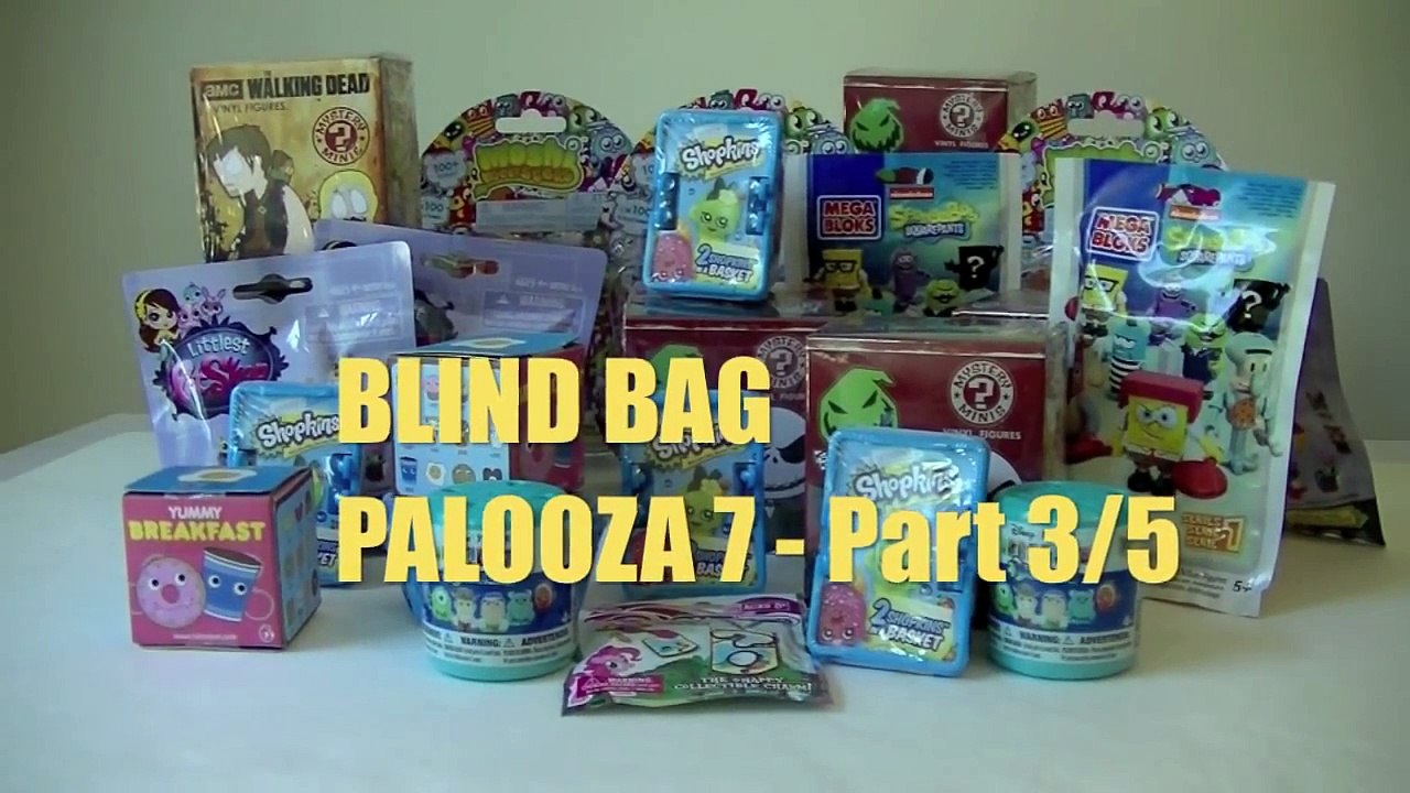 Blind Bag Palooza 7 - Part 3/5 - Shopkins, Mystery , My Little Pony, Moshi, Littlest Pet Shop
