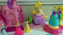 Play-Doh Disney Prettiest Princess Comparison with Belle, Cinderella, and Sleeping Beauty Playsets