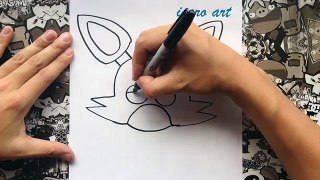 Como dibujar a foxy paso a paso | how to draw foxy step by step