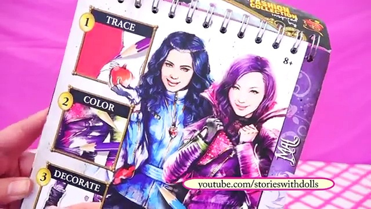 Fashion Design Sketchbook to Draw Designs for Disney Descendants Evie Coloring Toy