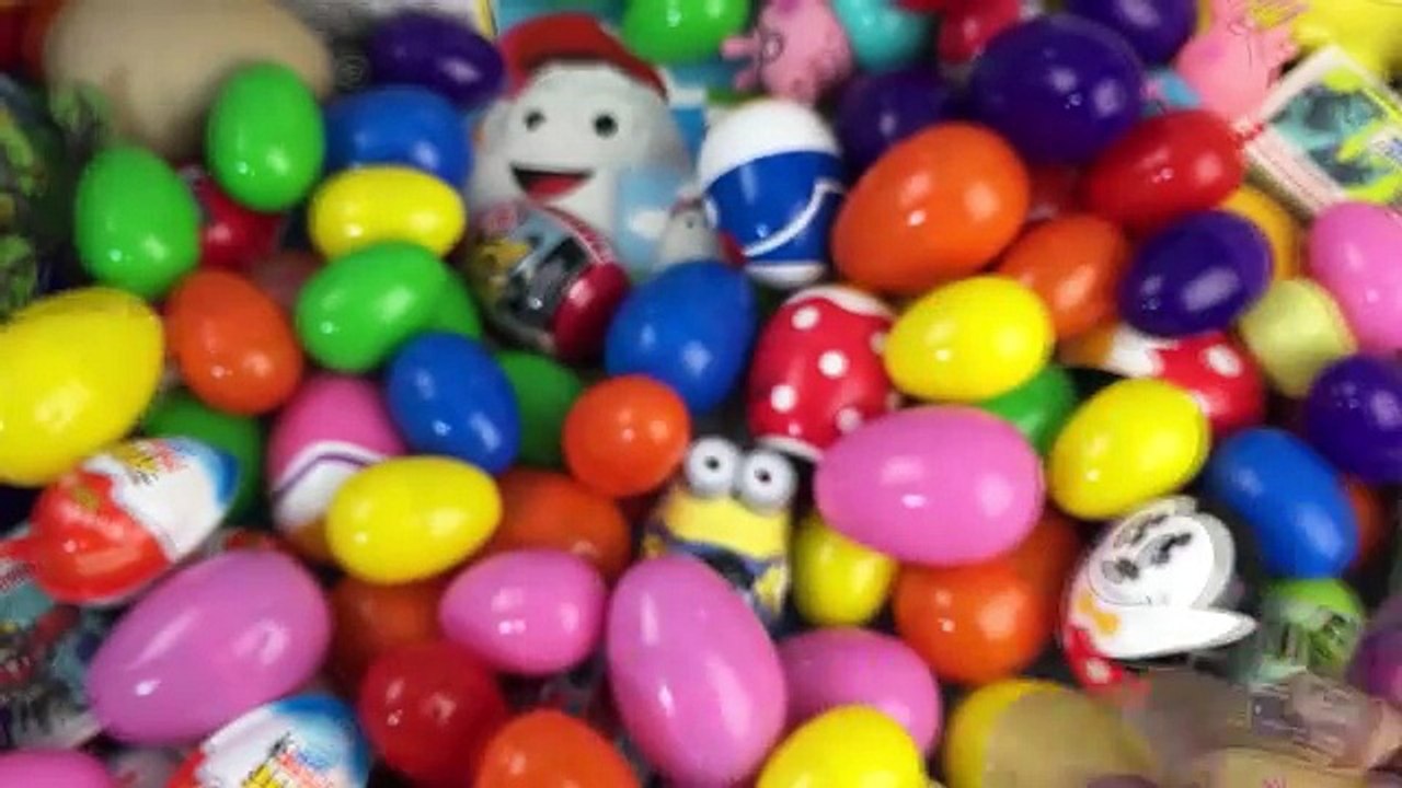 ! 健達出奇蛋 粉紅豬小妹 Kinder Surprise Eggs PeppaPig KungFu Panda 3 Disney Pixar Cars Hello Kitty Toys