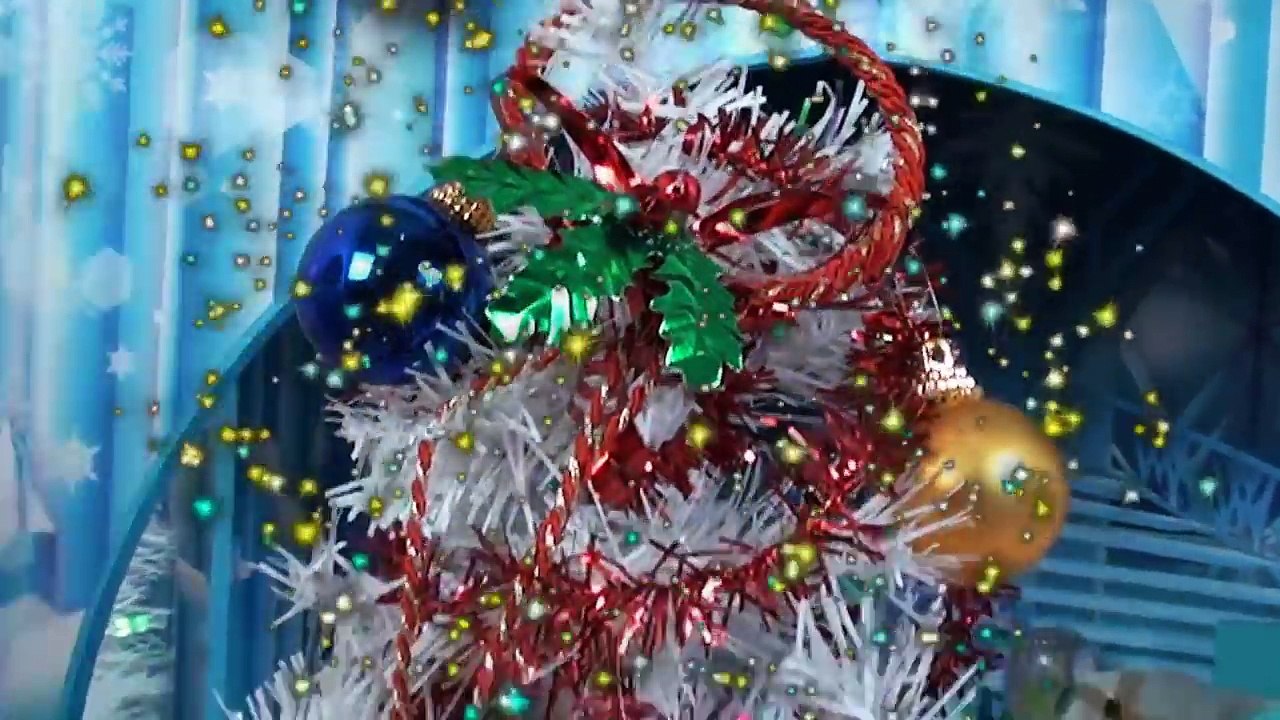 Anna and Elsa Toddlers Decorate Ice Castle Christmas Tree Santa Visits! Frozen Dolls Toys In Action
