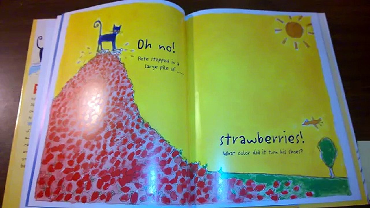 Kindergarten Read aloud of Pete the Cat I Love My Whites Shoes By Eric Litwin