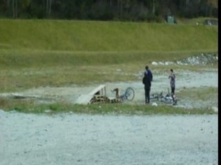 Chute Vélo soleil  & ski