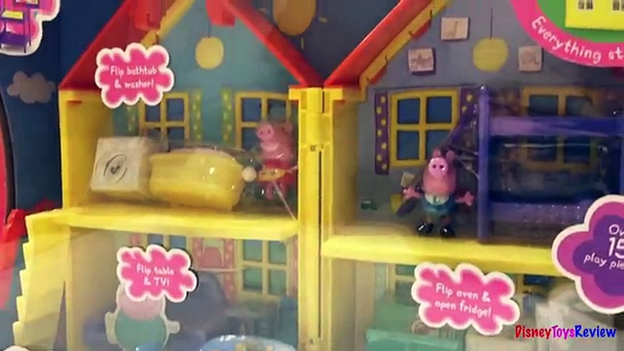 Play Doh Peppa Pig Peek n Surprise Playhouse Playset - La Grande Casa de Cerdita Peppa Nickelodeon