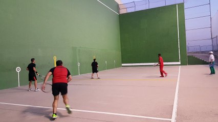 Frontenis open de Rivas grupo B Aaron e Ivan vs Javi y Manolo