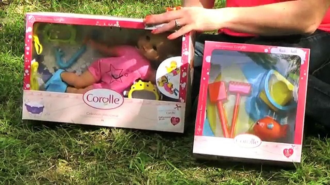 [JOUET] Poupon Mon Premier Bébé bain et accessoires Corolle - Démo Jouets