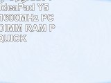 4GB Memory Upgrade for Lenovo IdeaPad Y510p DDR3L 1600MHz PC3L12800 SODIMM RAM