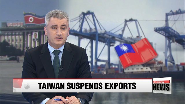 Taiwan suspends oil exports to North Korea