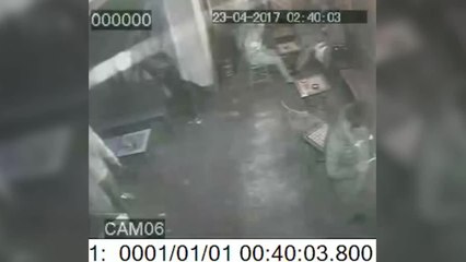 CCTV Shows Violent Steroid Addict Blind Man With One Punch In Bar Attack