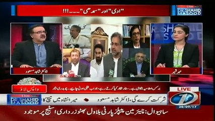 Live With Dr. Shahid Masood - 20th September 2017