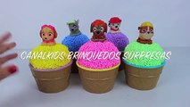 LEARN COLORS PAW PATROL PLAYDOH ICE CREAM FOAM CLAY TOYS SURPRISE EGGS LEARNING COLORS VIDEO