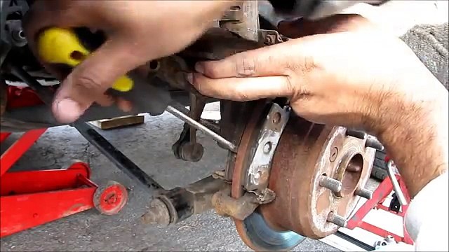 Toyota Rear Brake Pad and Rotor Change