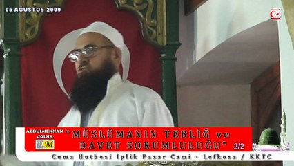 MÜSLÜMANIN TEBLİĞ ve DAVET SORUMLULUĞU.. 2/2 (dm)