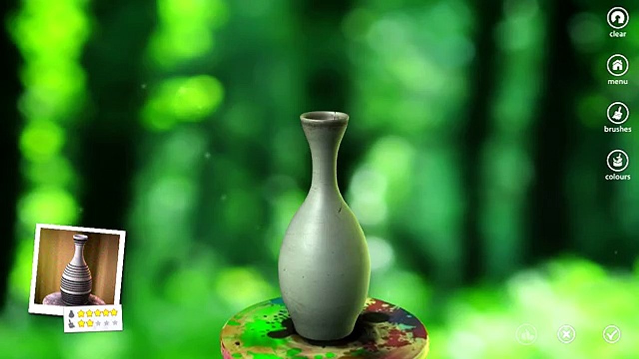 Pottery Lite 4 . Android Games . Home made piece of genuine art