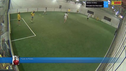 Faute de Florian - Athletic Kiniktou Vs Pompiers de Chauvigny  - 19/09/17 20:00 - LIGUE 2