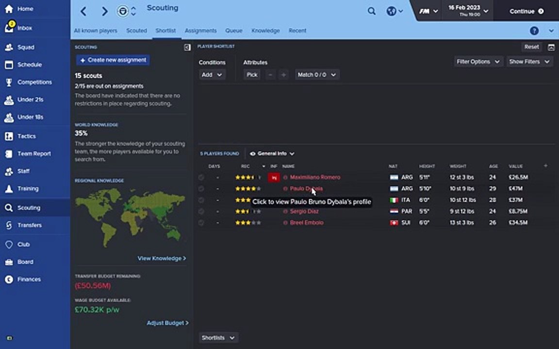 Best Strikers Football Manager 2016