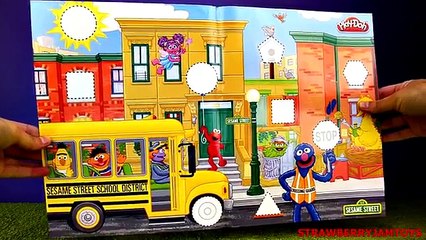 Sesame Street Play Doh Elmo Shape and Spin Playdoh Play Set How To Make Shapes StrawberryJ