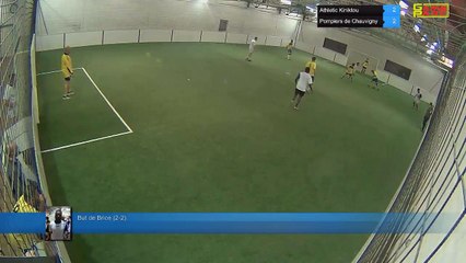 But de Brice (2-2) - Athletic Kiniktou Vs Pompiers de Chauvigny  - 19/09/17 20:00 - LIGUE 2