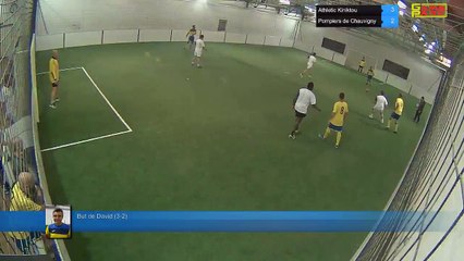 But de David (3-2) - Athletic Kiniktou Vs Pompiers de Chauvigny  - 19/09/17 20:00 - LIGUE 2