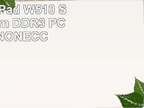 4GB Upgrade for a Lenovo ThinkPad W510 Series System DDR3 PC312800 NONECC