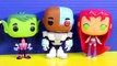 Pop Teen Titans Go Cyborg Robin Starfire Raven Beast Boy Vs. Imaginext Joker Two Face