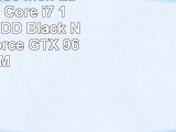 Lenovo Y 156 Inch Laptop Intel Core i7 16 GB 1TB HDD Black NVIDIA GeForce GTX 960M
