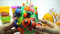 Disney Finding Nemo Stacking Cups Surprise Eggs! Disney Frozen Toys 2 Chupa Chups Masha Be