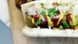Vegan Hot Dogs // Scallion Seitan Sausages | Marys Test Kitchen