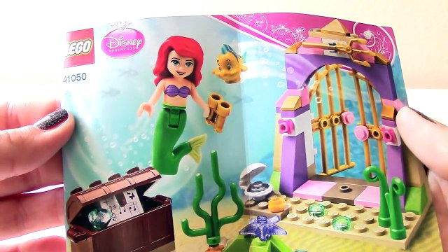 Lego Disney Princess Ariel from Movie Cartoon The Little Mermaid Castle Review Video
