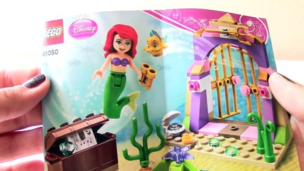 Lego Disney Princess Ariel from Movie Cartoon The Little Mermaid Castle Review Video