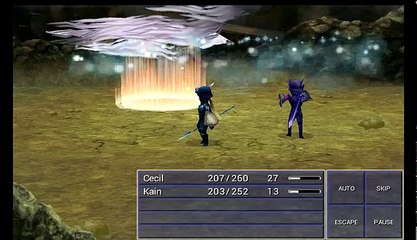 Final fantasy 4 boss #1 gameplay ( galaxy s3 )